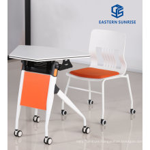 School Furniture Adjustable Office Table Folding Desk for Staff